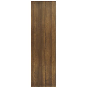 Bücherregal Raumteiler Braun Eiche 80x103 cm