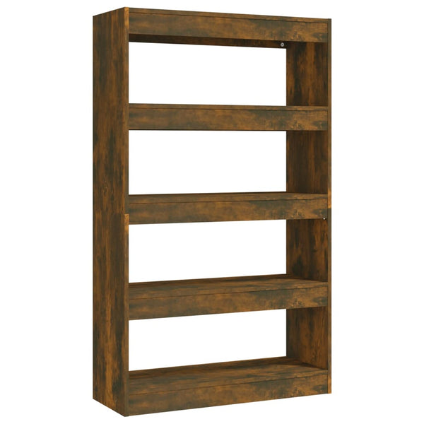 Bücherregal Raumteiler Räuchereiche 80x135 cm