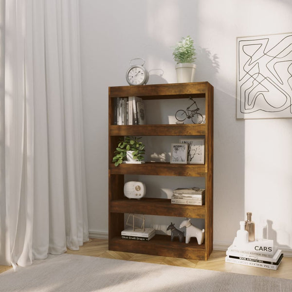Bücherregal Raumteiler Räuchereiche 80x135 cm