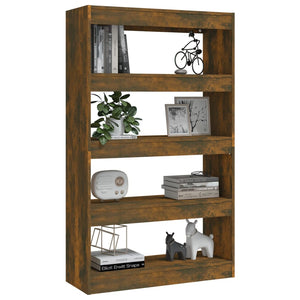 Bücherregal Raumteiler Räuchereiche 80x135 cm