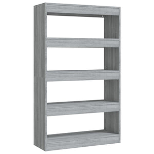 Graues Bücherregal Sonoma 80x135 cm