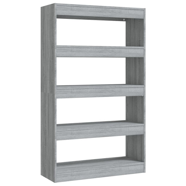Graues Bücherregal Sonoma 80x135 cm
