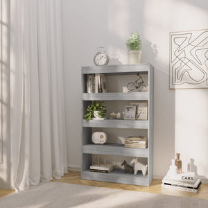 Graues Bücherregal Sonoma 80x135 cm