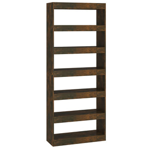 Bücherregal Raumteiler Räuchereiche 198 cm