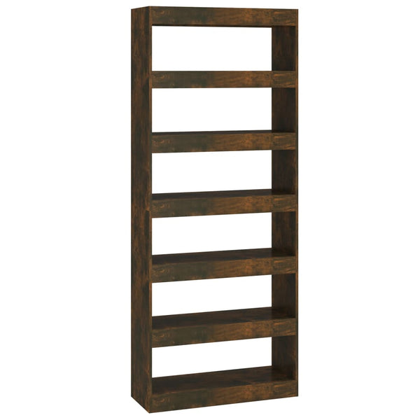 Bücherregal Raumteiler Räuchereiche 198 cm