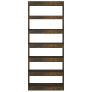 Bücherregal Raumteiler Räuchereiche 198 cm