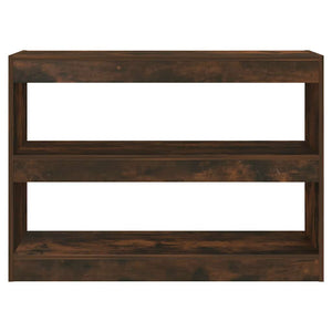 Bücherregal Raumteiler Räuchereiche 100x72 cm
