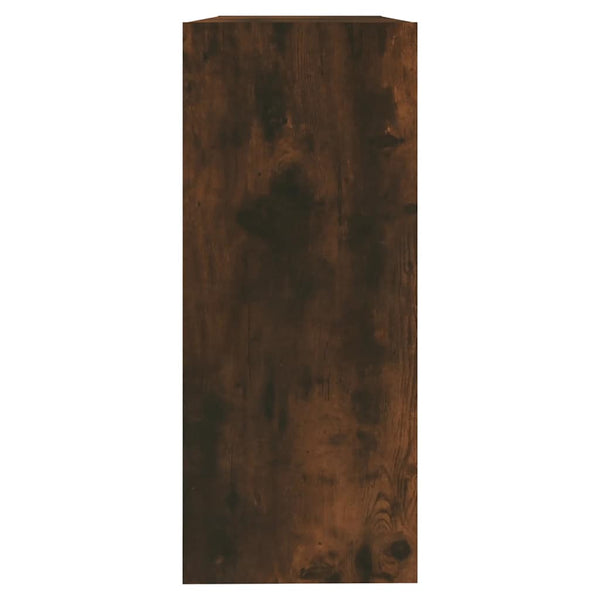 Bücherregal Raumteiler Räuchereiche 100x72 cm