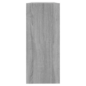 Bücherregal Raumteiler Grau Sonoma 100 cm