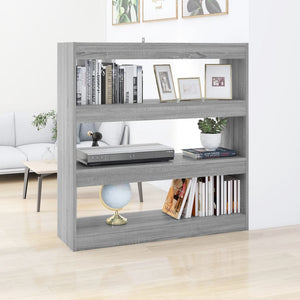 Graues Bücherregal Sonoma 100x103 cm