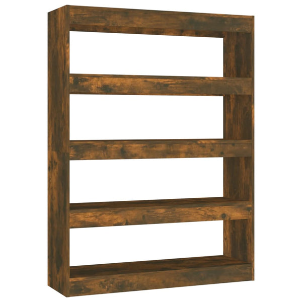 Bücherregal Raumteiler Räuchereiche 100x135 cm