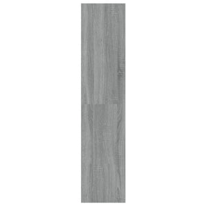 Bücherregal Raumteiler Grau Sonoma 100x135 cm