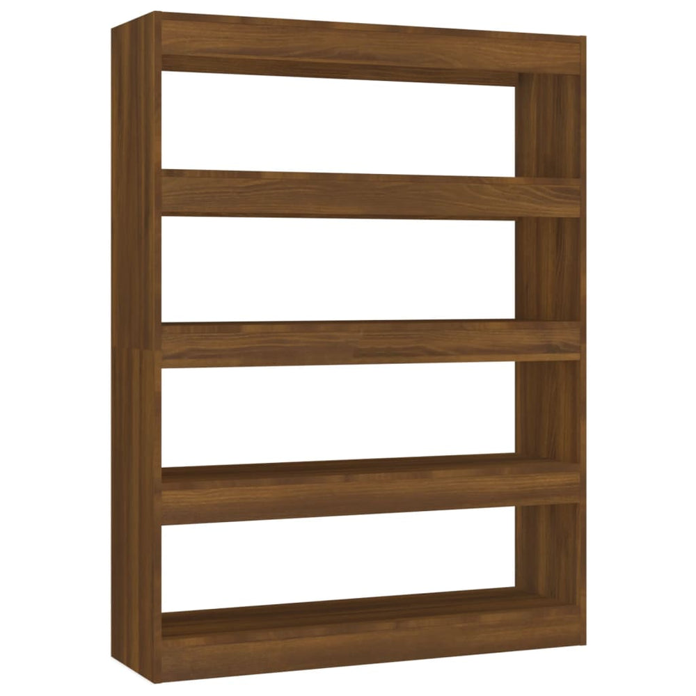 vidaXL Bibliothèque/Séparateur de pièce Chêne Marron 100x30x135 cm