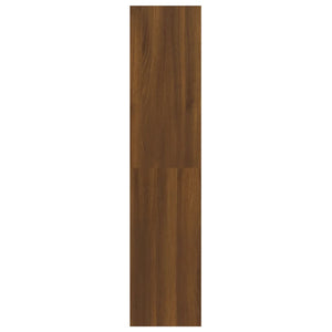 Bücherregal Raumteiler Braun Eichenoptik 100x135 cm