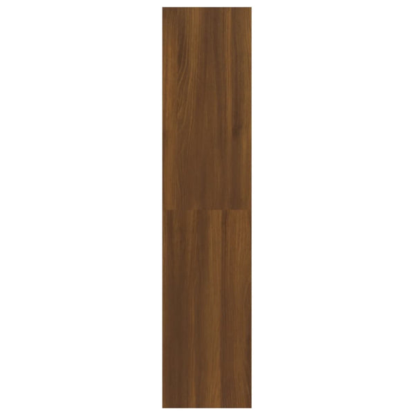 Bücherregal Raumteiler Braun Eichenoptik 100x135 cm