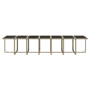 15-tlg. Garten-Essgruppe mit Kissen Poly Rattan Beige