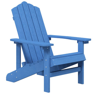 Adirondack-Gartenstuhl mit Tisch HDPE Aquamarin