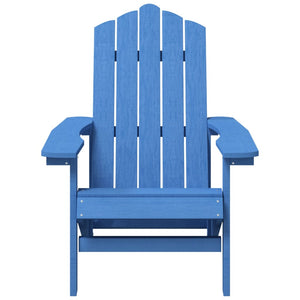 Adirondack-Gartenstuhl mit Tisch HDPE Aquamarin