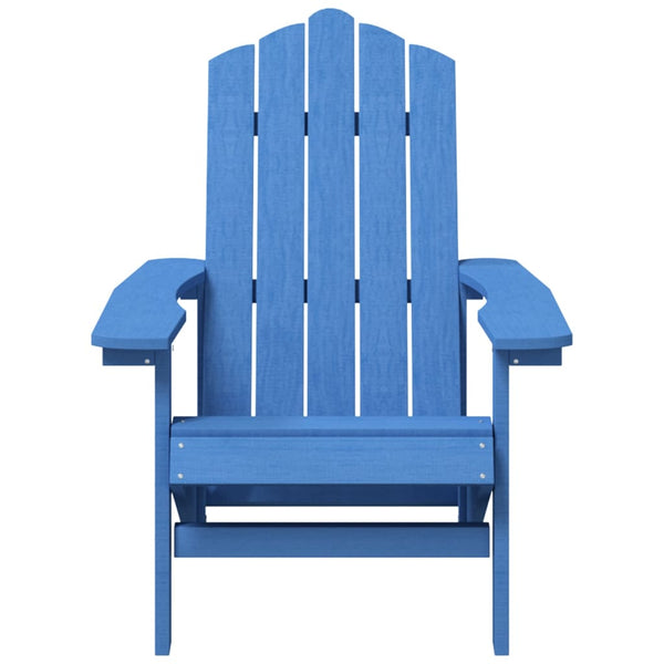 Adirondack-Gartenstuhl mit Tisch HDPE Aquamarin