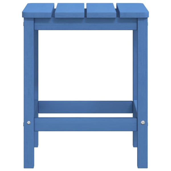 Adirondack-Gartenstühle mit Hocker & Tisch HDPE Aquamarin