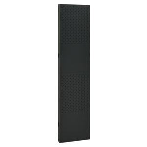 4-tlg. Raumteiler 2 Stk. Schwarz 160x180 cm Stahl