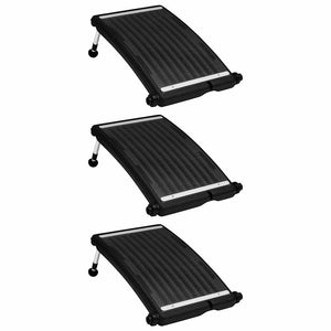 Gebogene Solar-Heizpaneele für Pool 3 Stk. 72,5x46 cm