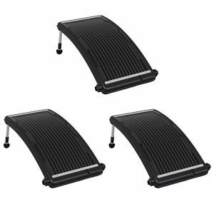 Gebogene Solar-Heizpaneele für Pool 3 Stk. 110x65 cm