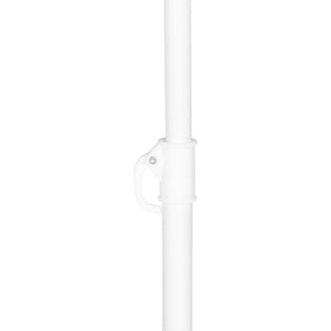 Strandschirm Sandfarbe mit Seitenteilen 215 cm