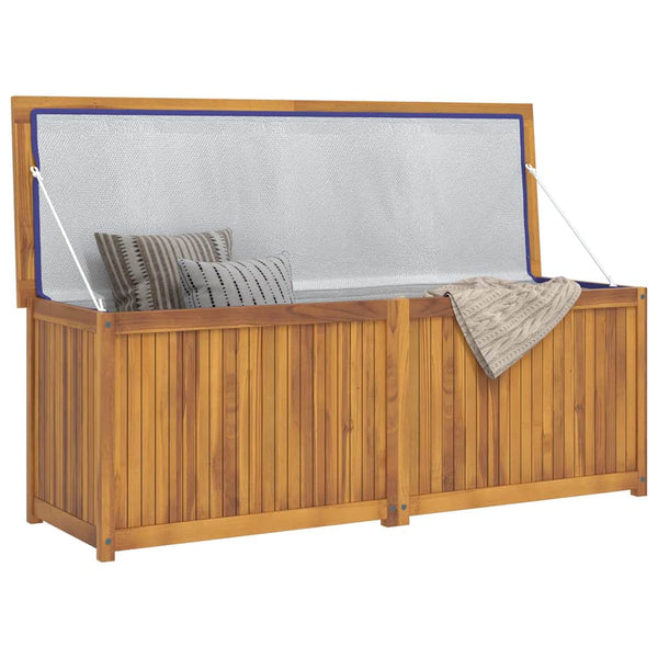 Gartenbox 150x50x55 cm Massivholz Teak