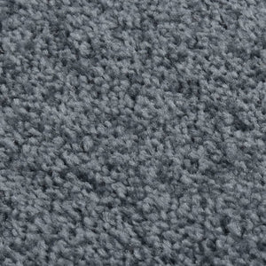 Anthrazit Kurzflor Teppich 160x230 cm