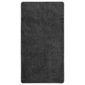 Dunkelgrauer Shaggy Teppich 80x150 cm
