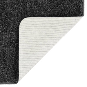 Dunkelgrauer Shaggy Teppich 80x150 cm