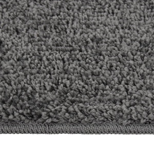 Dunkelgrauer Shaggy Teppich 120x170 cm