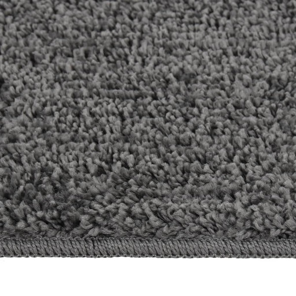 Dunkelgrauer Shaggy Teppich 120x170 cm