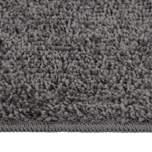 Dunkelgrauer Shaggy Teppich 160x230 cm