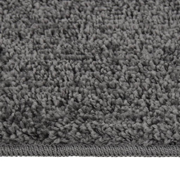Dunkelgrauer Shaggy Teppich 160x230 cm