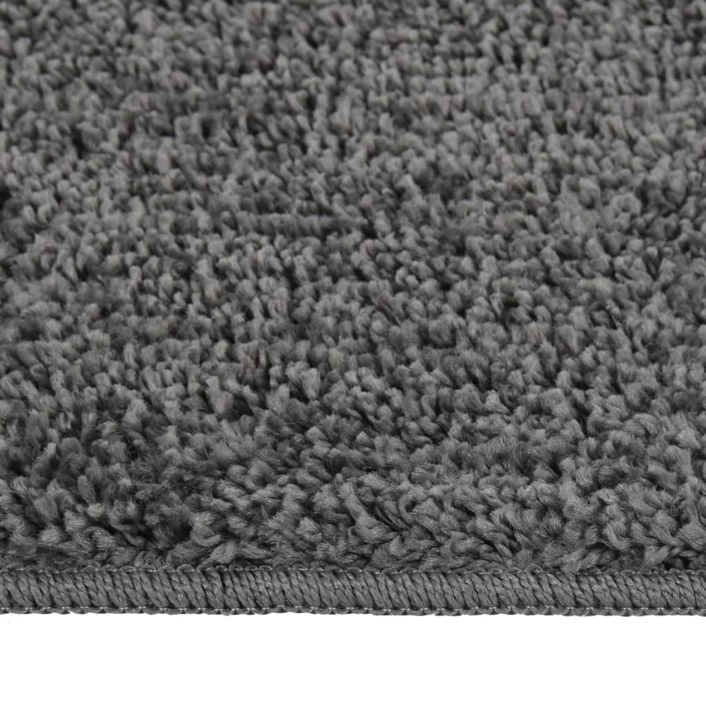 Dunkelgrauer Shaggy Teppich 200x290 cm