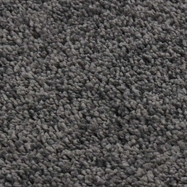 Dunkelgrauer Shaggy Teppich 200x290 cm