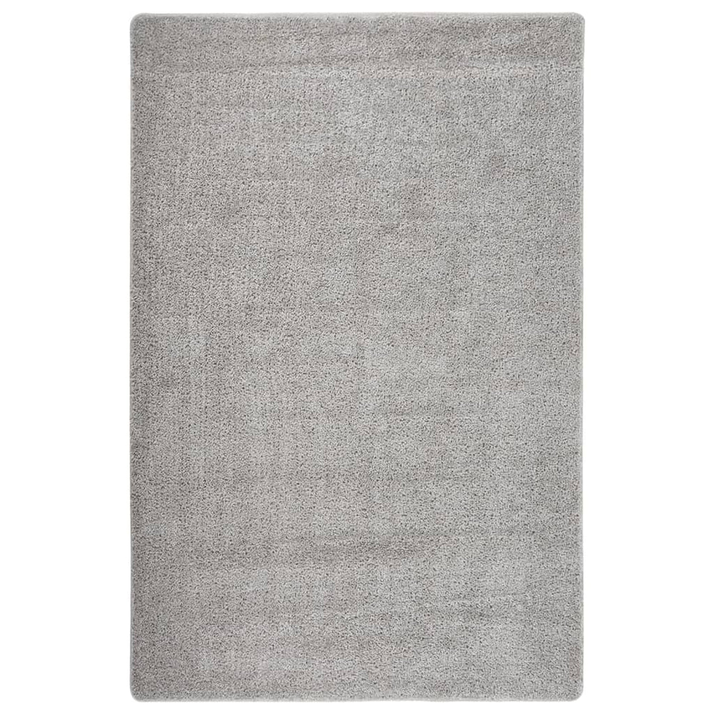 Shaggy Teppich Hellgrau 200x290 cm