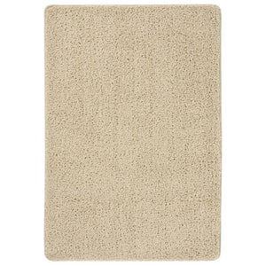 Creme Shaggy Teppich 120x170 cm Rutschfest