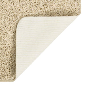 Creme Shaggy Teppich 120x170 cm Rutschfest