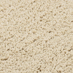 Creme Shaggy Teppich 120x170 cm Rutschfest