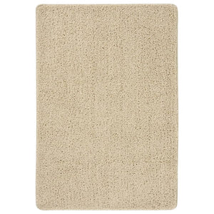 Creme Shaggy Teppich 160x230 cm