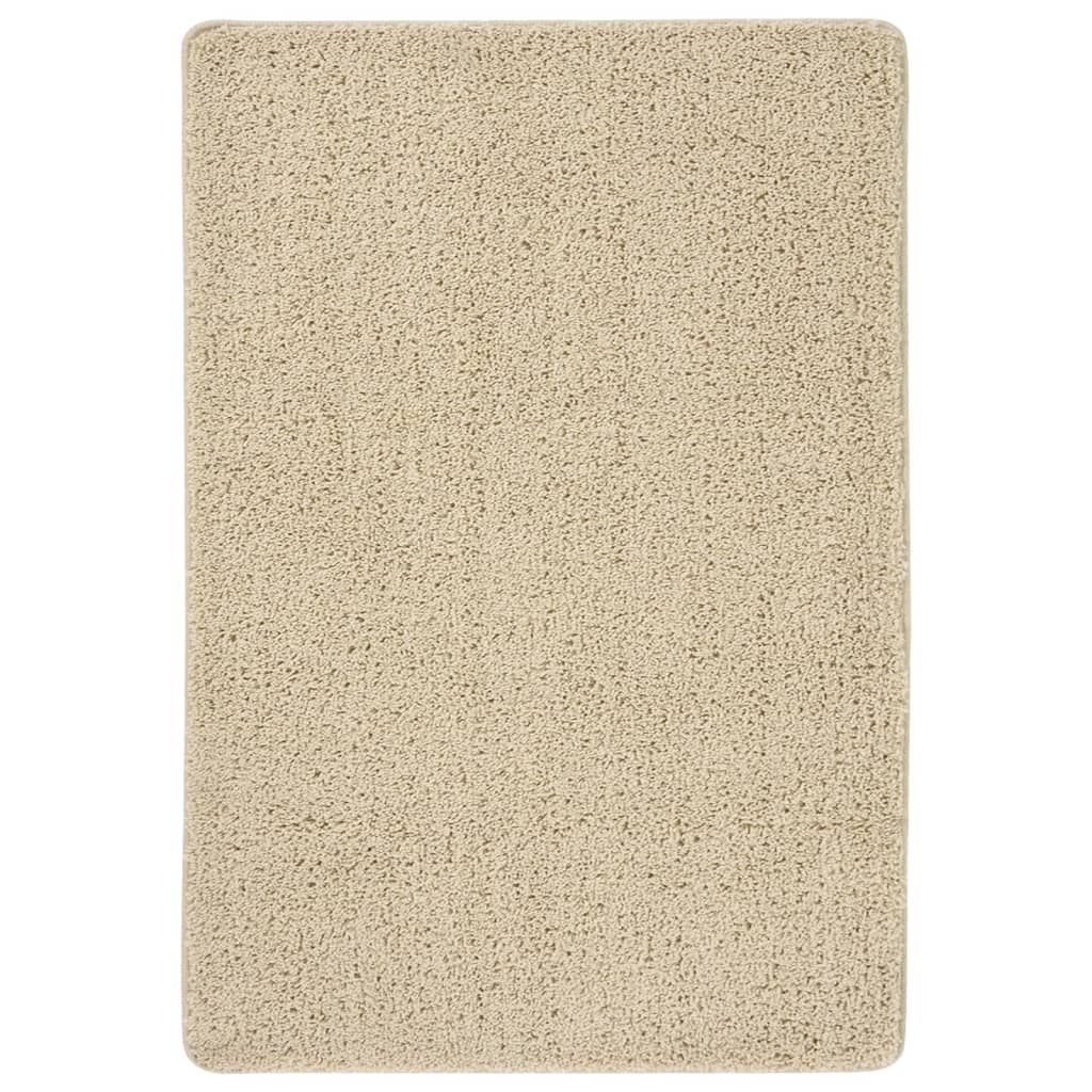 Creme Shaggy Teppich 160x230 cm
