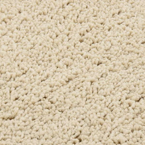 Creme Shaggy Teppich 160x230 cm