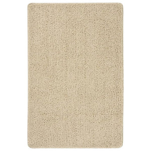 Creme Shaggy Teppich 200x290 cm