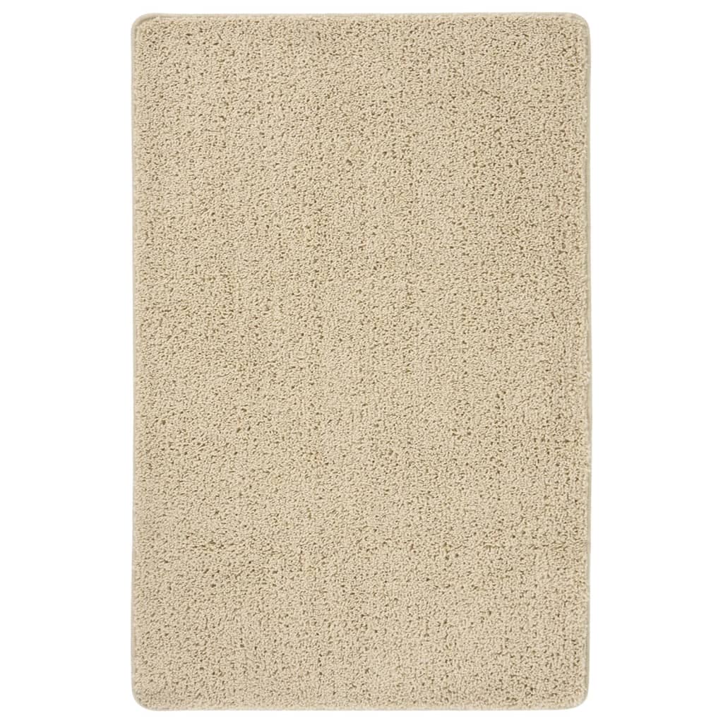 Creme Shaggy Teppich 200x290 cm