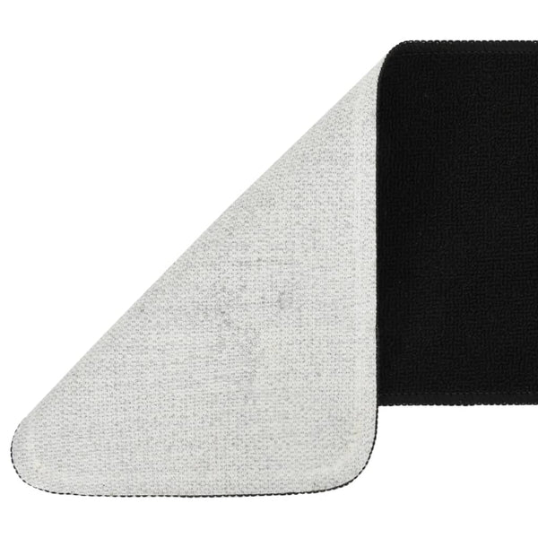 Antirutsch Stufenmatten Schwarz 60x25 cm, 15er Set