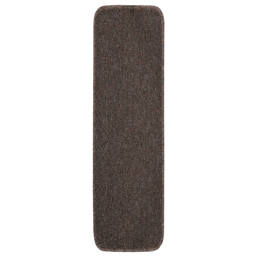 Antirutsch Stufenmatten Braun 75x20cm, 15er Set