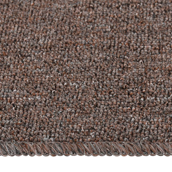 Antirutsch Stufenmatten Braun 75x20cm, 15er Set